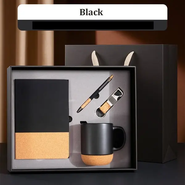 Ceramic Mug Notebook Pen Keychain - Image 3