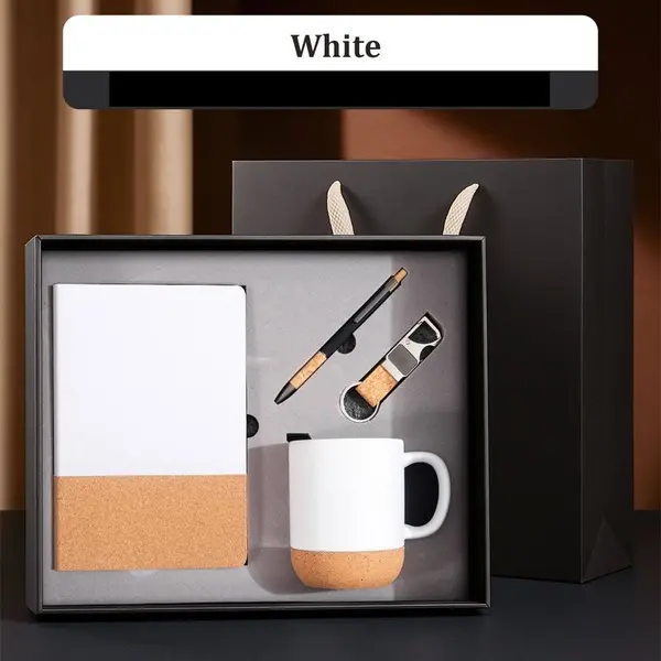 Ceramic Mug Notebook Pen Keychain - Image 4