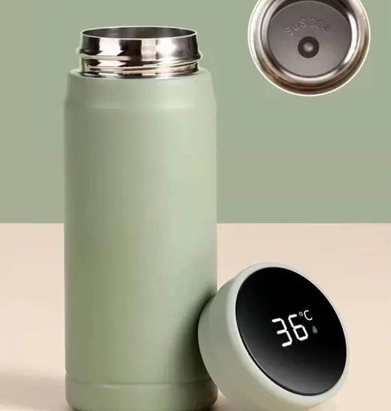 Sage Green Notebook Pen Thermos - Image 2