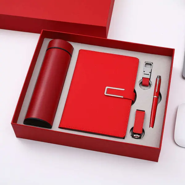 5pc Thermos Notebook Keychain USB Pen
