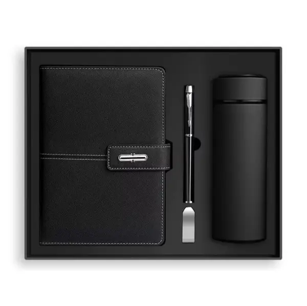 Luxury A5 Notebook Pen USB Thermos
