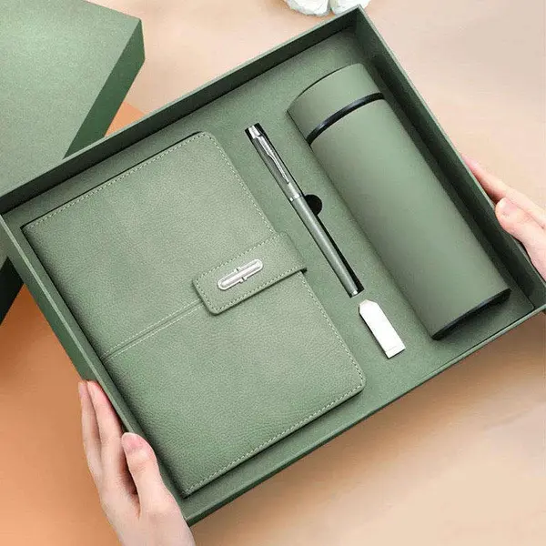 Luxury A5 Notebook Pen USB Thermos - Image 3