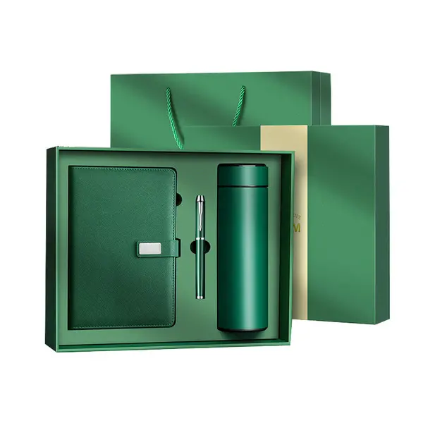 Luxury Office 3pc Notebook Pen Thermos - Image 2
