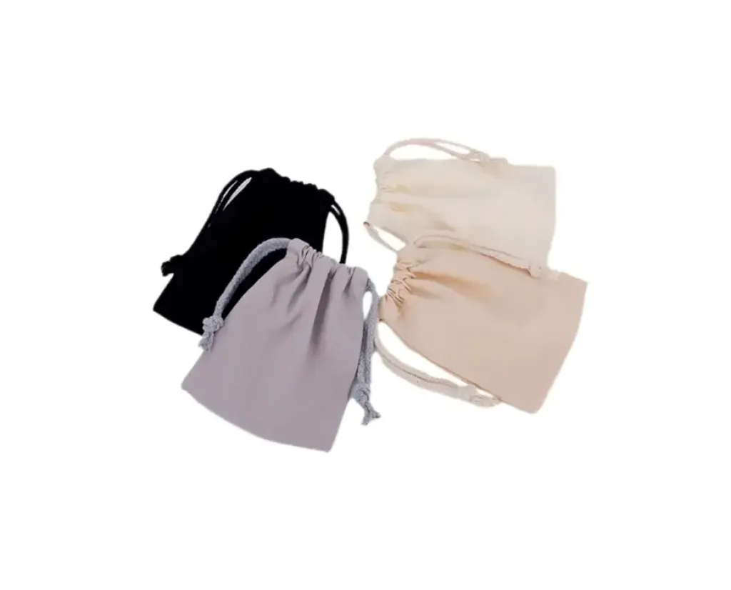 Assorted Sizes Reusable Cotton Drawstring Bags - Image 2