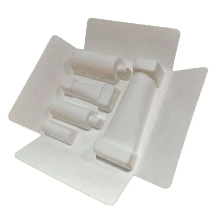 Multi-Compartment Compostable Molded Pulp Insert Tray - Image 3