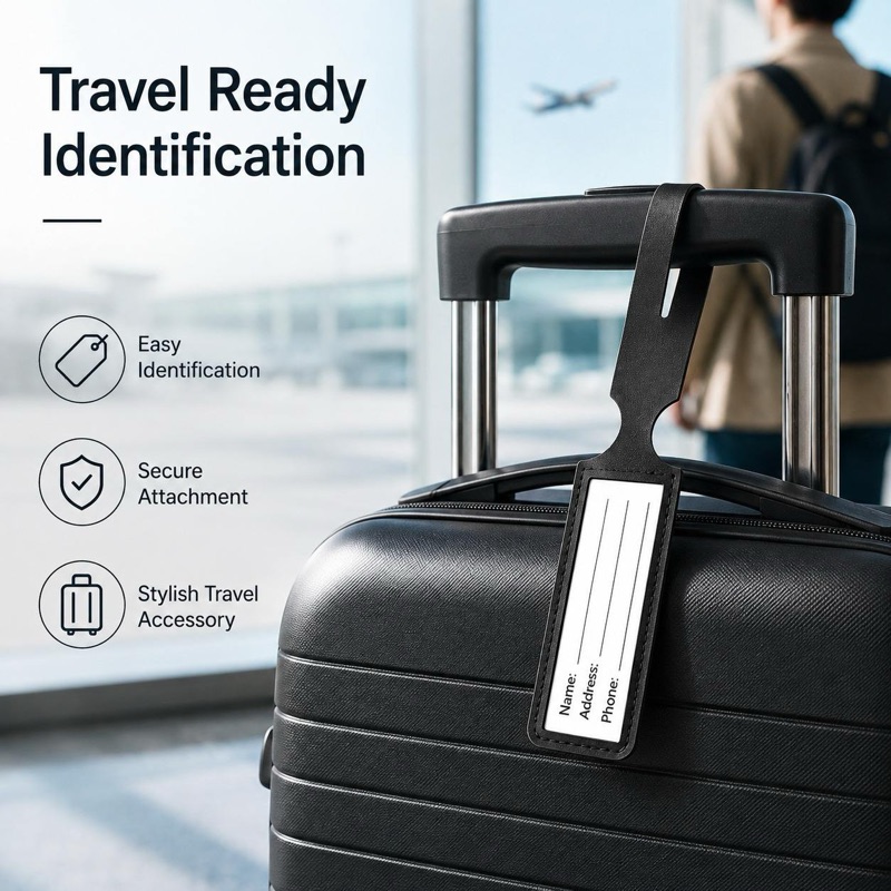 Pvc Waterproof Luggage Tag - Image 3