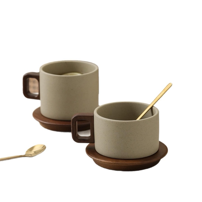 Retro Coarse Pottery Mug - Image 4