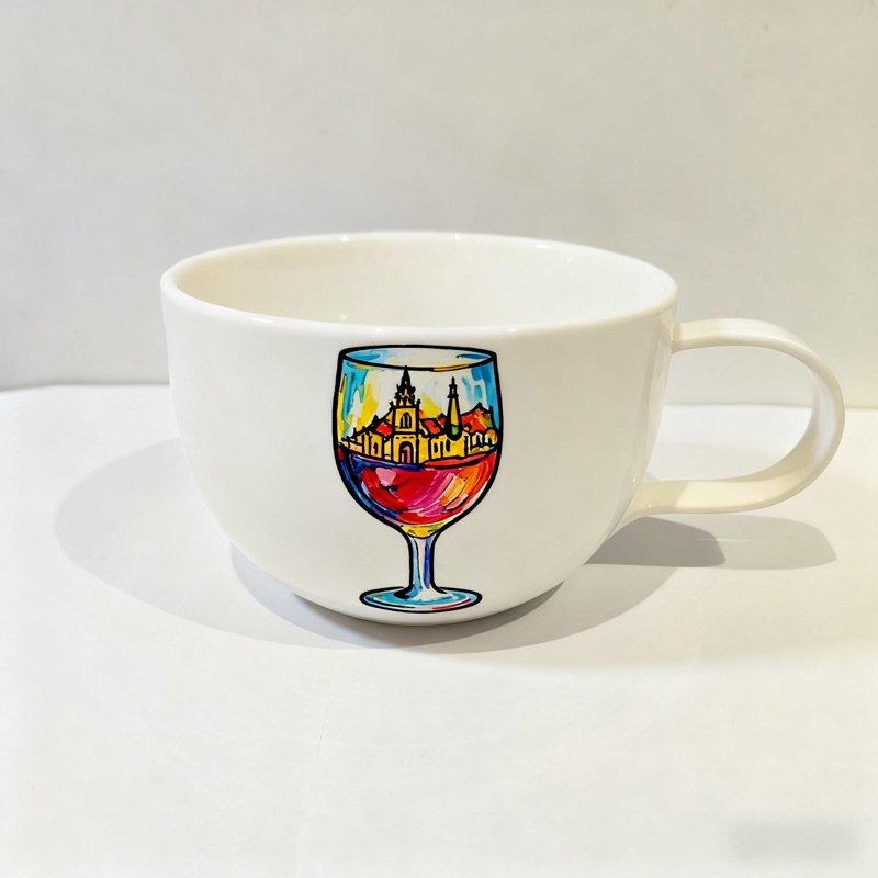 Handpainted Porcelain Mug