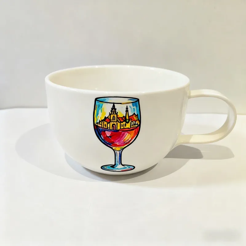 Handpainted Porcelain Mug