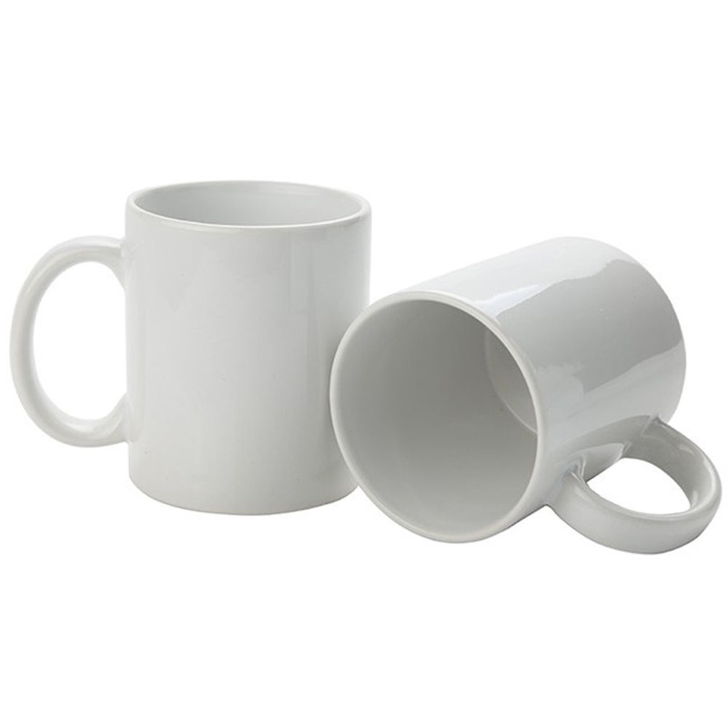 White Porcelain 11Oz Mug