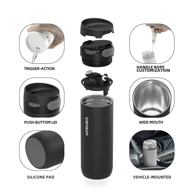 Trigger Action Water Bottle - Image 3