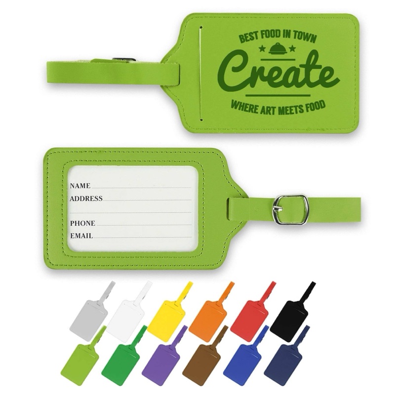 Leather Bag Tag Strap