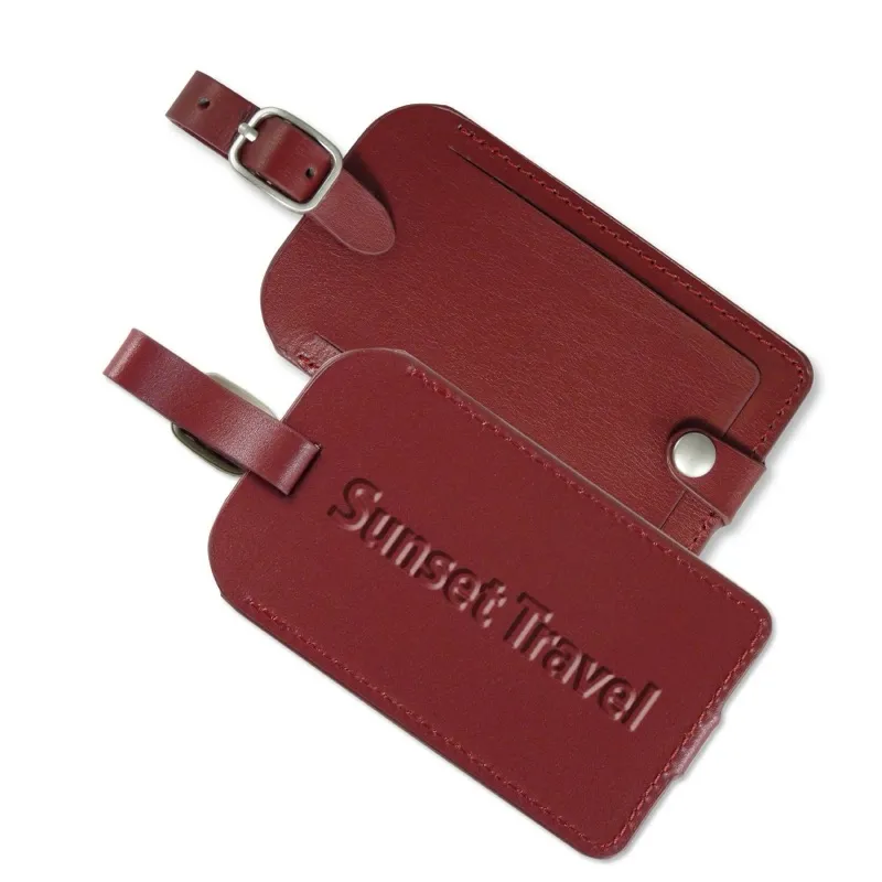 Leather Bag Tag Strap - Image 3