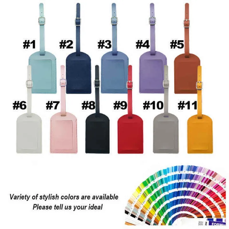 Pu Leather Luggage Tag - Image 2