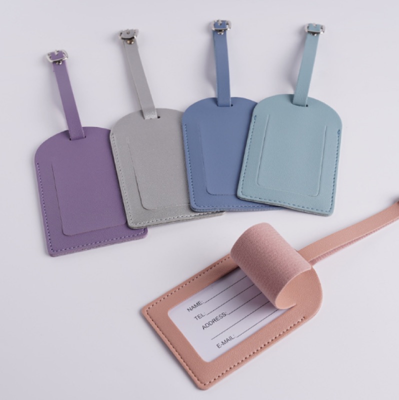 Faux Leather Suitcase Tag