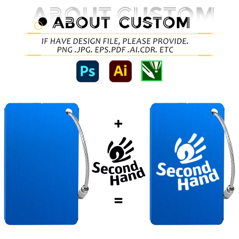 Laser Engraved Luggage Tag - Image 3