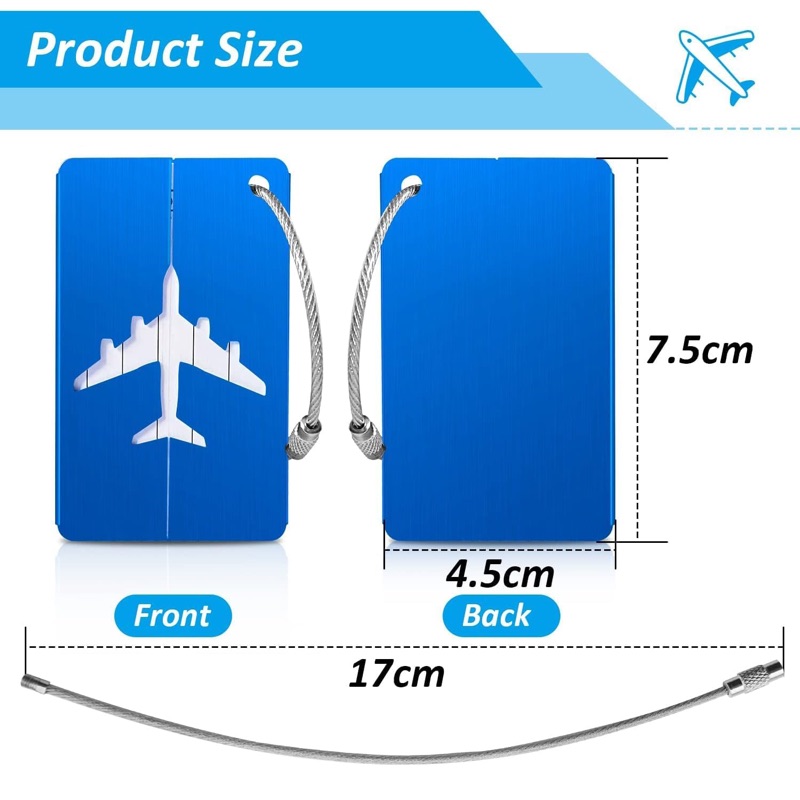 Laser Engraved Luggage Tag - Image 4