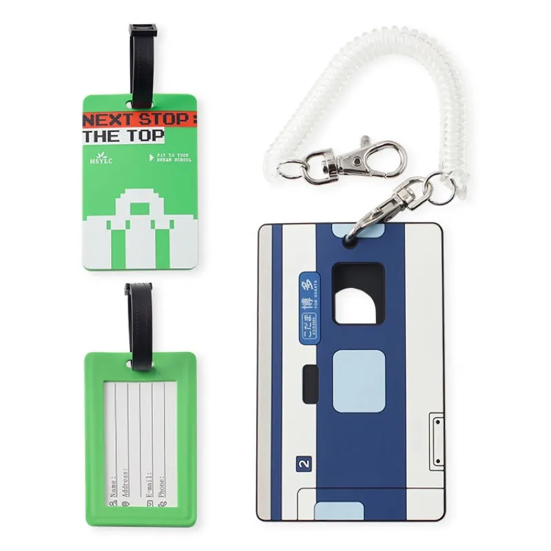 Round Personalized Luggage Tag - Image 2