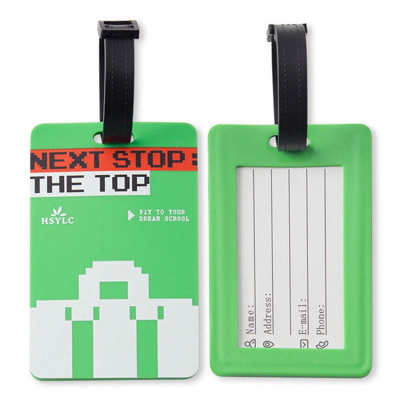 Round Personalized Luggage Tag - Image 3