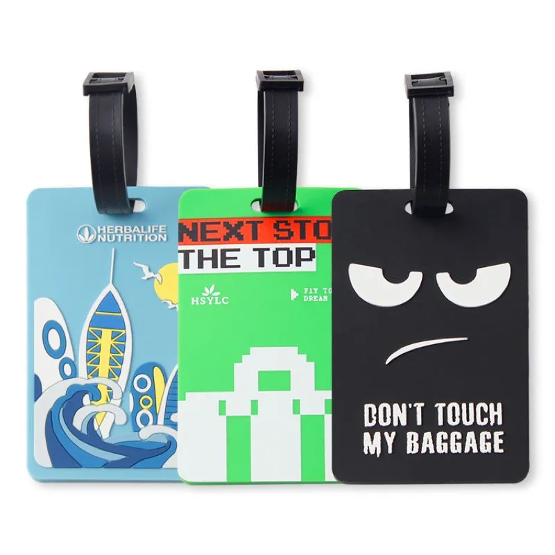Round Personalized Luggage Tag - Image 4