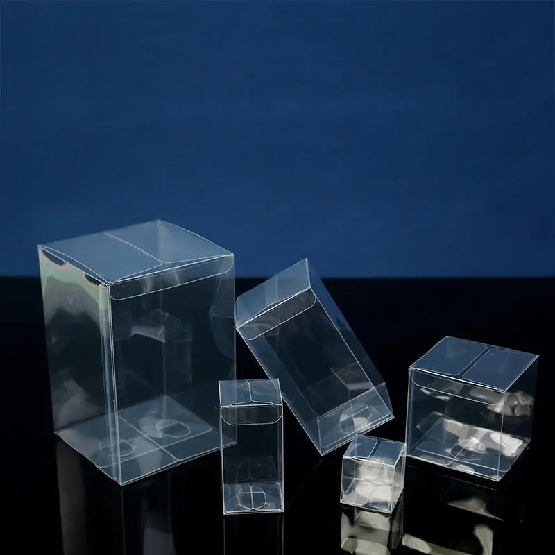 Assorted Sizes Transparent Plastic Boxes For Versatile Packaging, Storage And Product Display