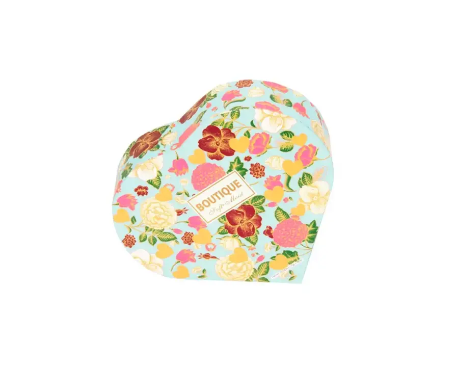 Eco Friendly Gift Paper Box With Custom Heart Shape Packaing